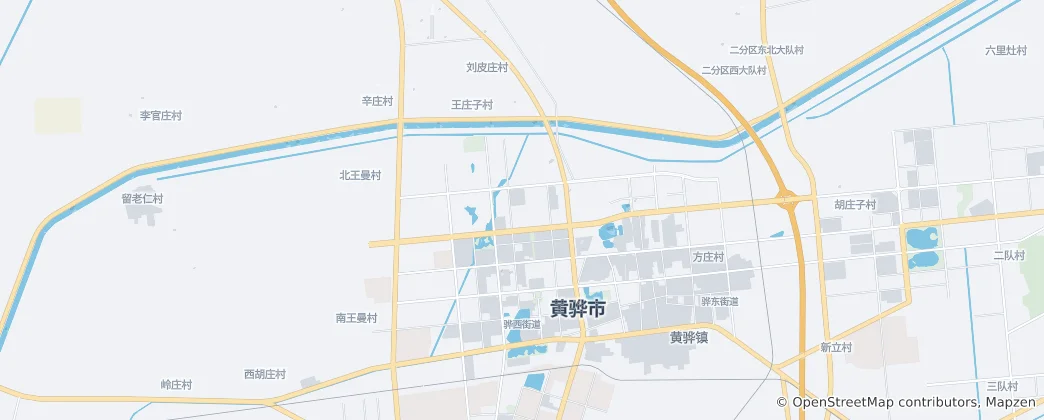 Map of Huanghua