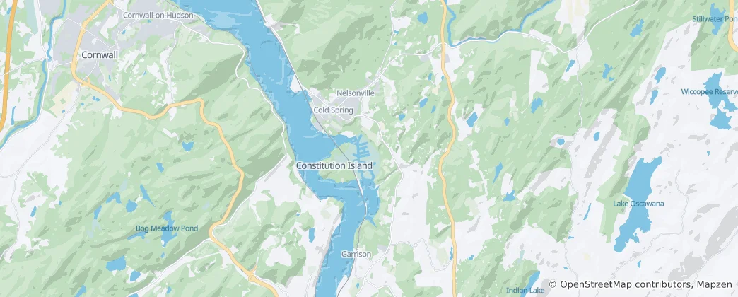 Mappa di Hudson Highlands State Park