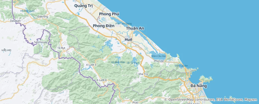 Mapa Huế
