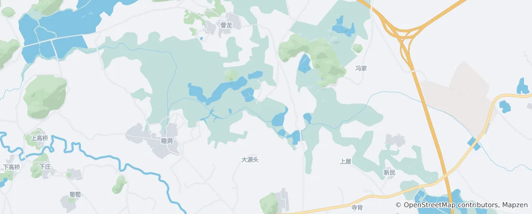 Mapa Huixian Karst National Wetland Park, Guilin, Guangxi