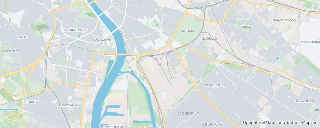 Mapa de IX. kerület