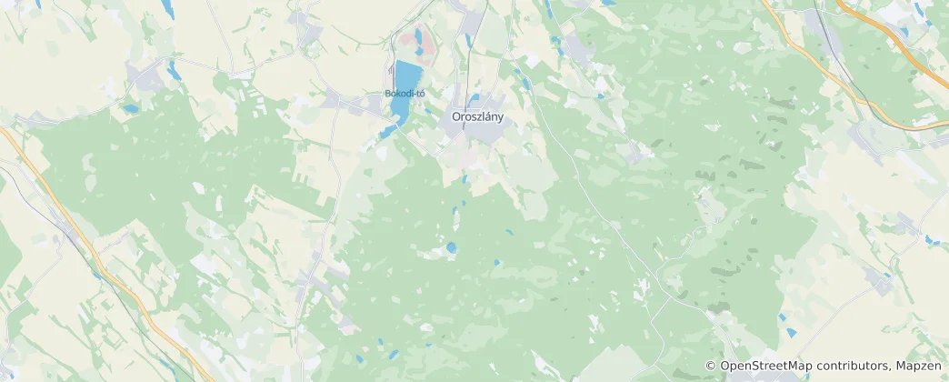 Mapa Oroszlony