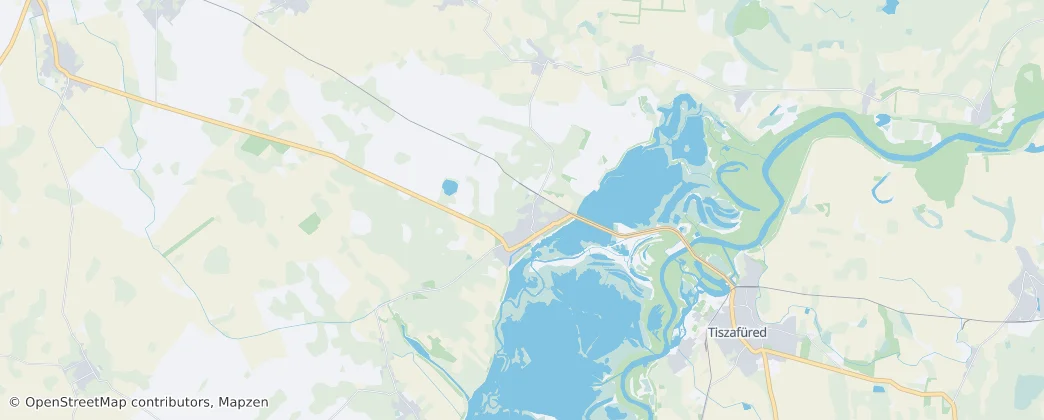 Poroszlr — Mapa