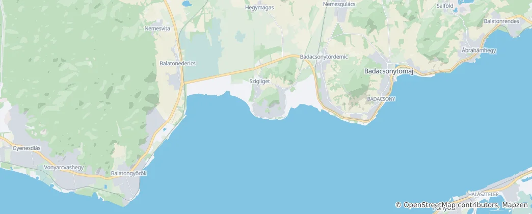 Mapa Szigliget