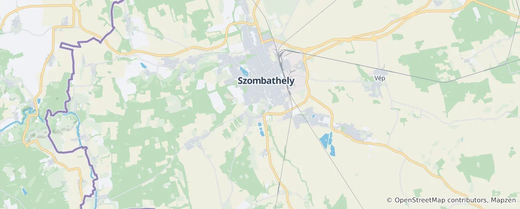 Carte de Szombathely