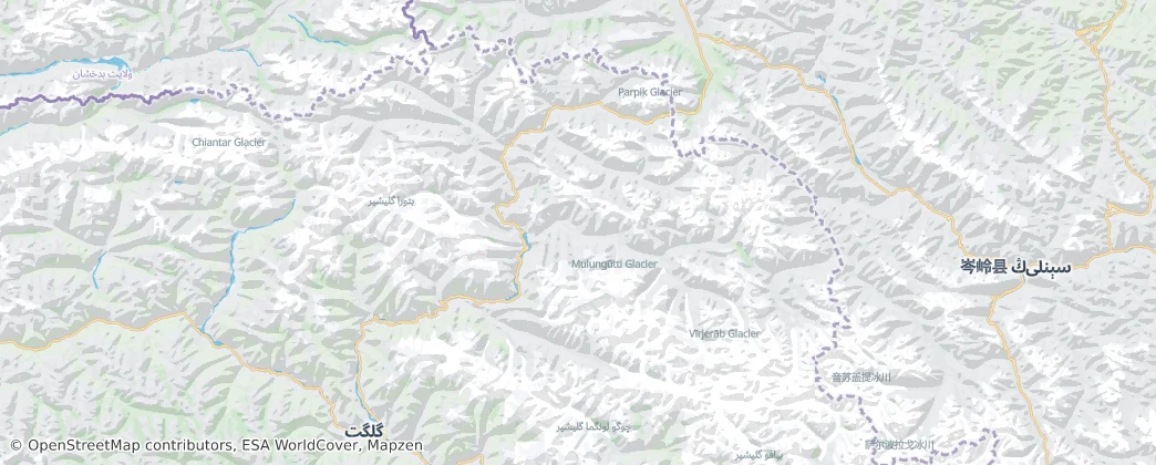 Hunza District — Map