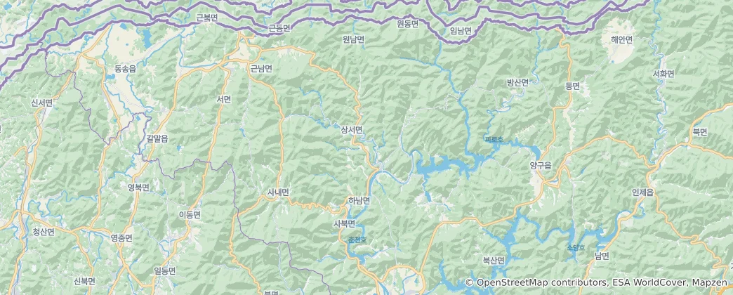Hwacheon Haritası