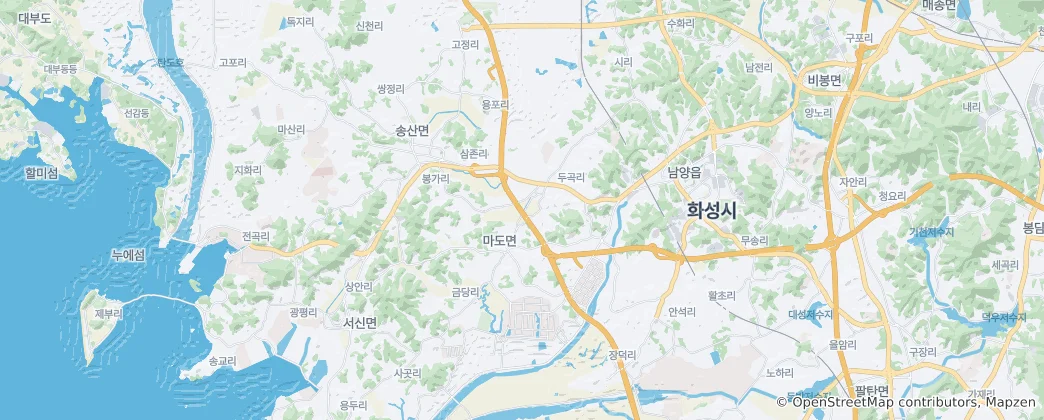 Map of Hwaseong