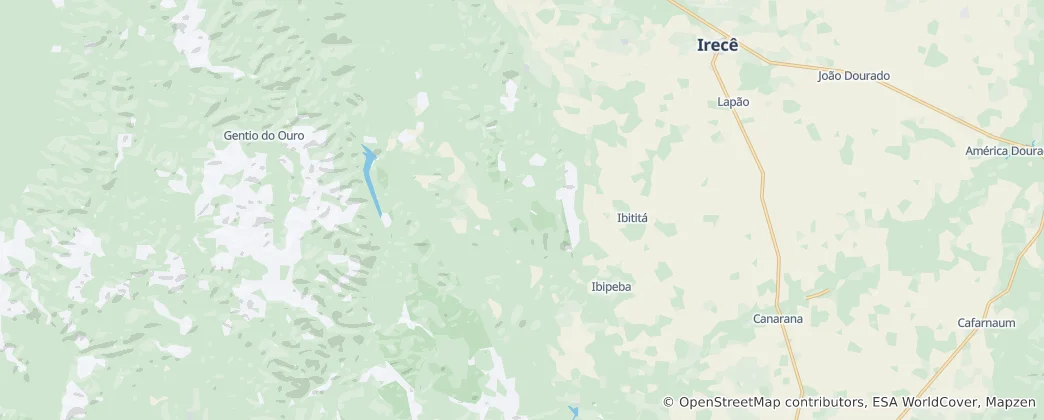 Mapa Ibipeba