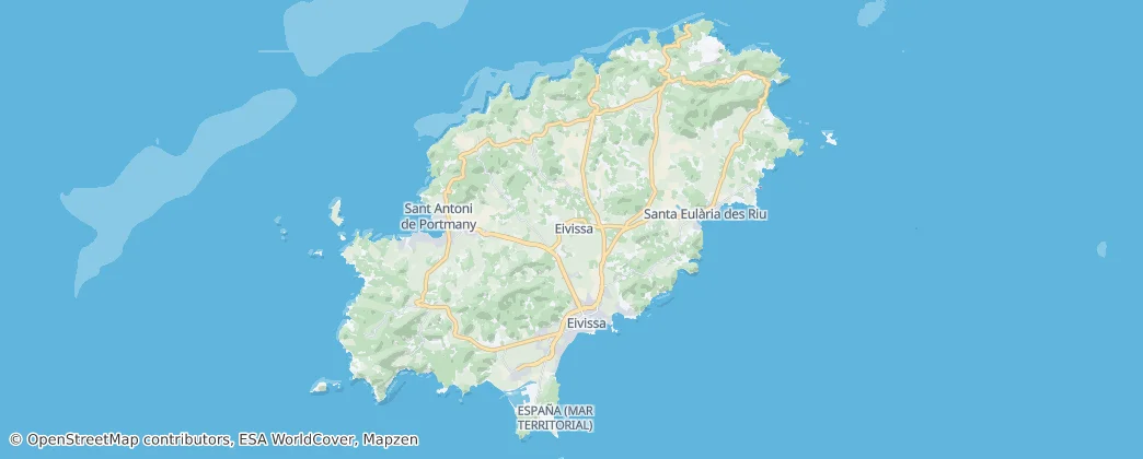 Ibiza – Mapa
