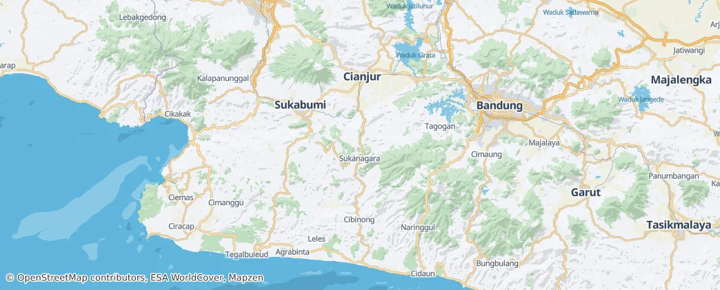 Cianjur — Térkép