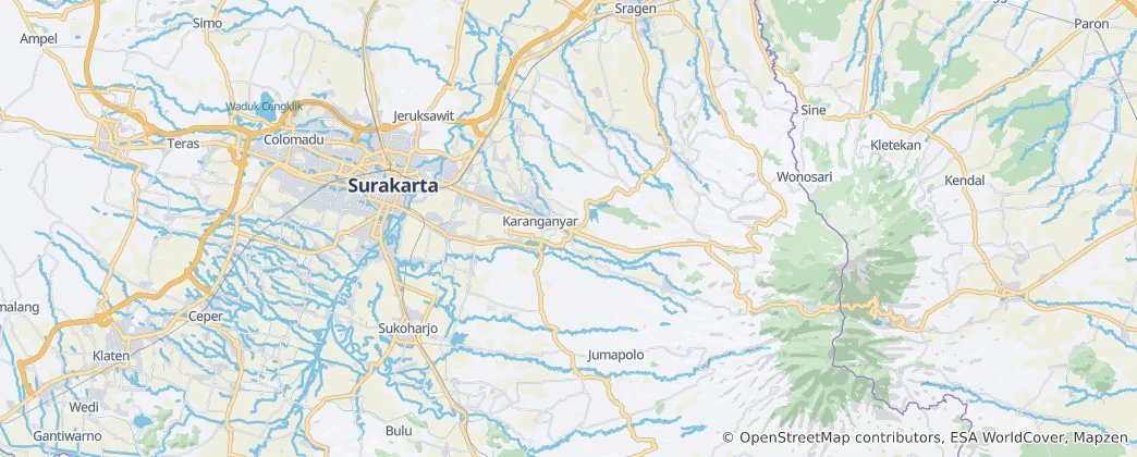 Mapa De Karanganyar