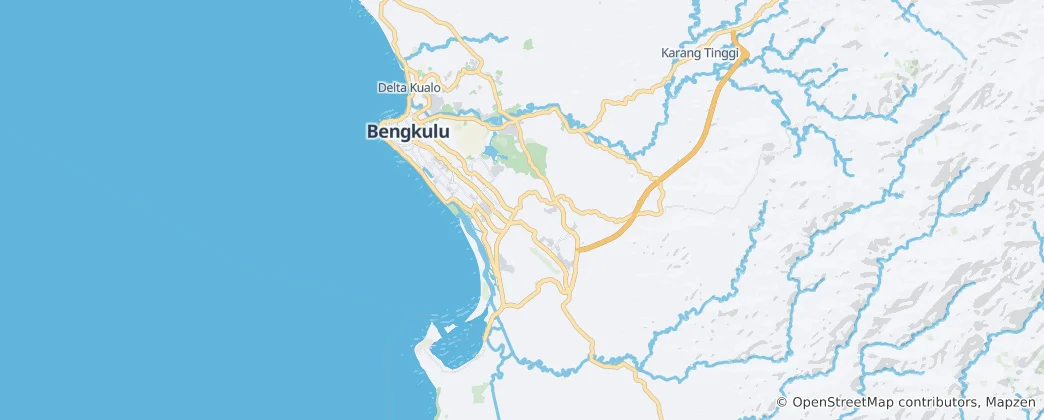 Karte von Kota Bengkulu