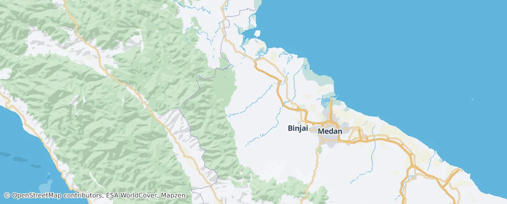 Langkat – Mapa