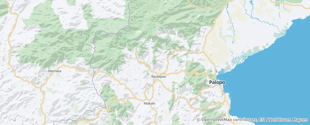 Mapa Toraja Utara