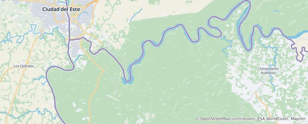 Mapa Iguazu National Park