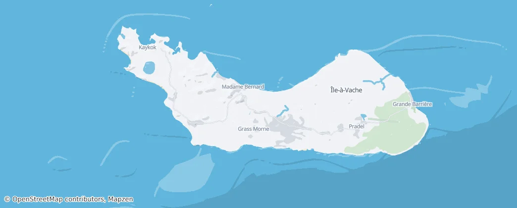 Île-à-Vache — Map