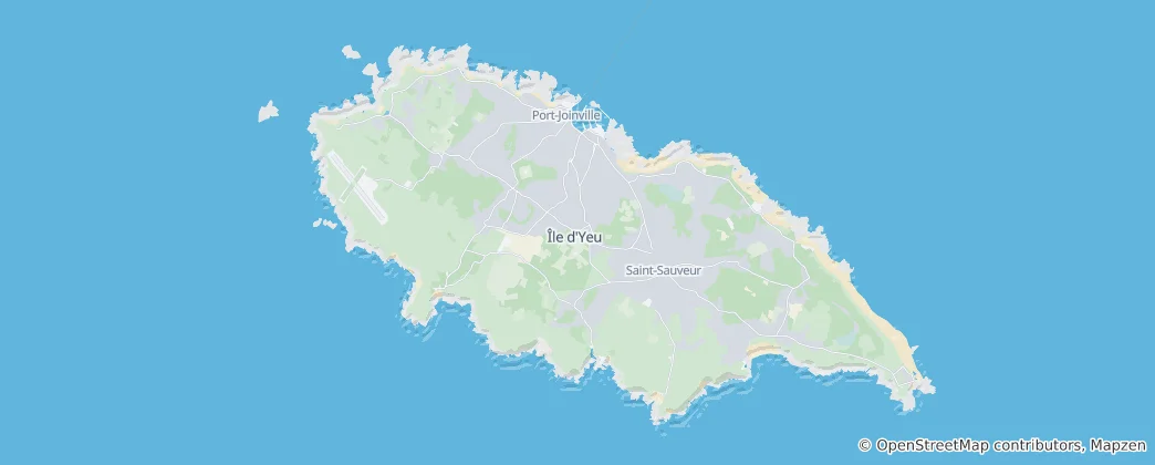 Mapa Île d'Yeu