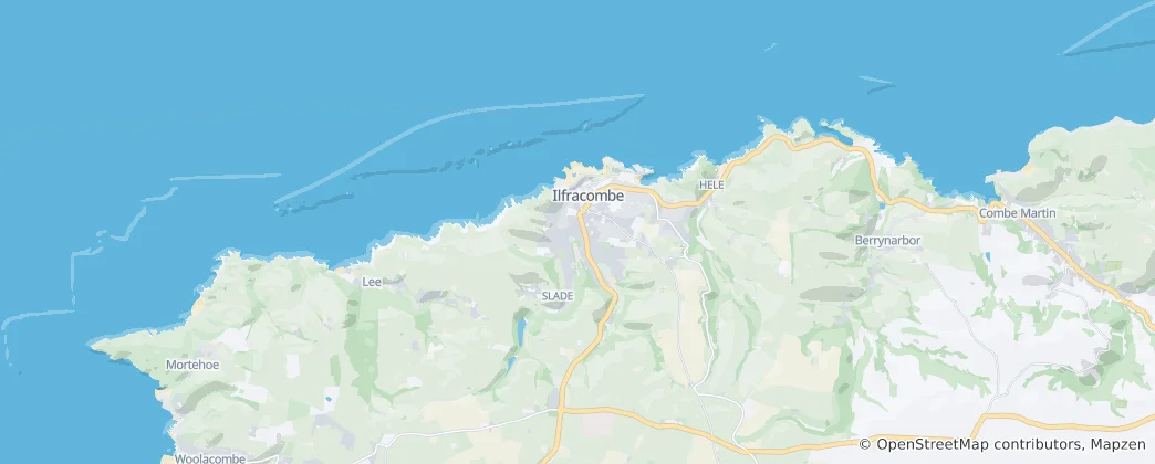 Térkép: Ilfracombe