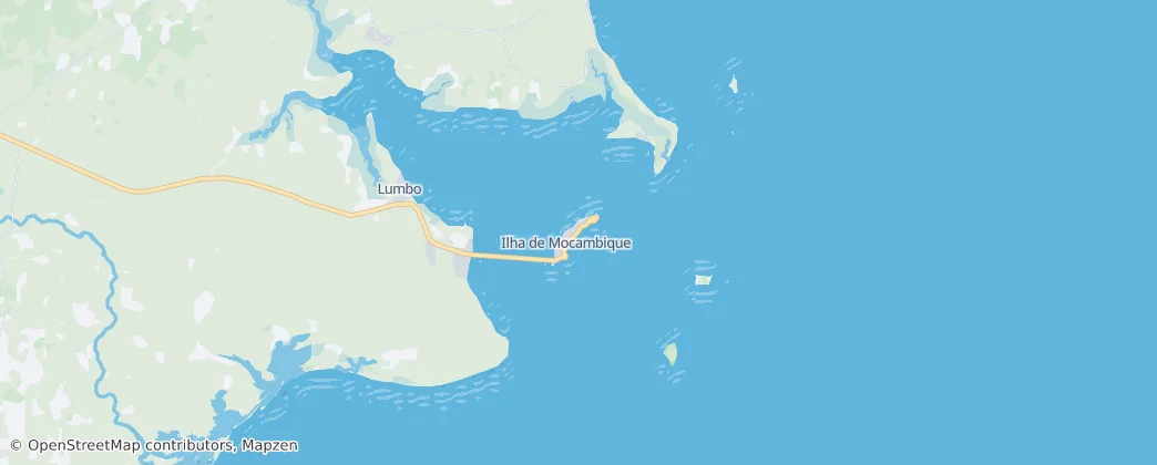 Ilha De Moçambique — Map