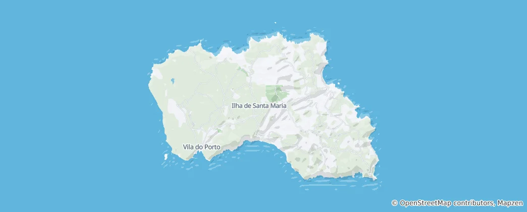 Mapa Ilha de Santa Maria