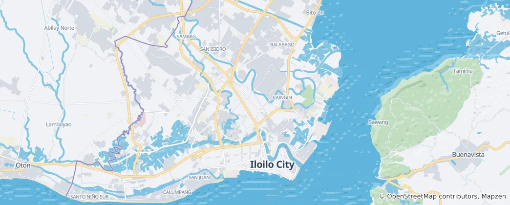 Map of Iloilo City
