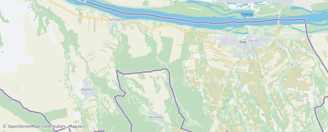 Ilok — mapa