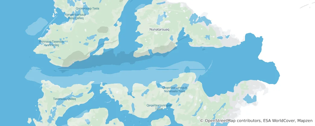 Map of Ilulissat Icefjord