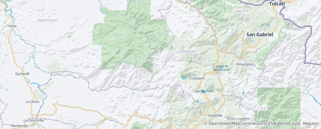 Mapa Imbabura Province