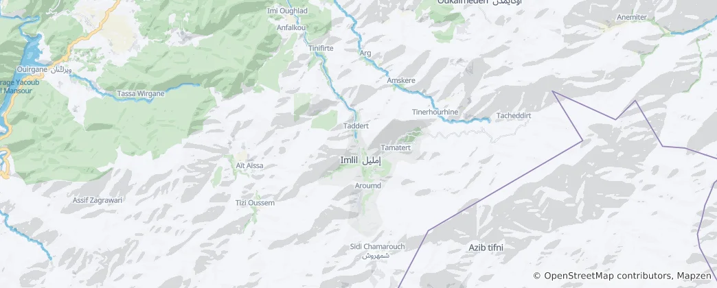 Map of Imlil