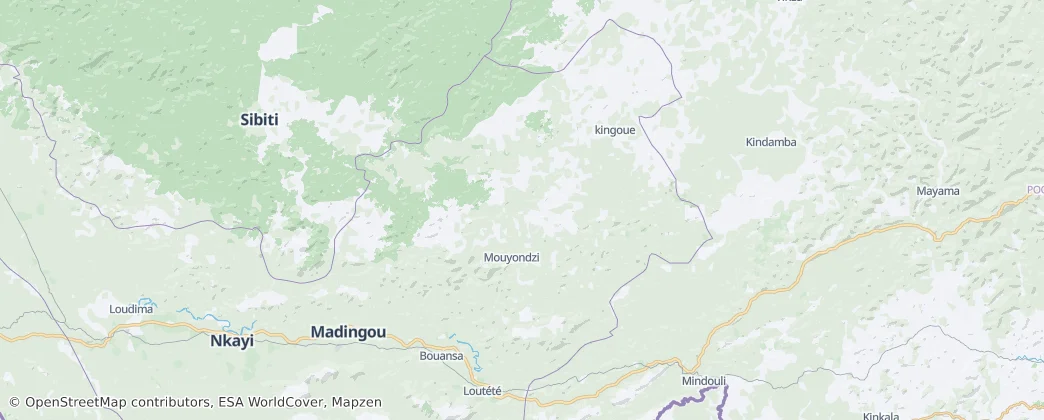 Impfondo — Mapa