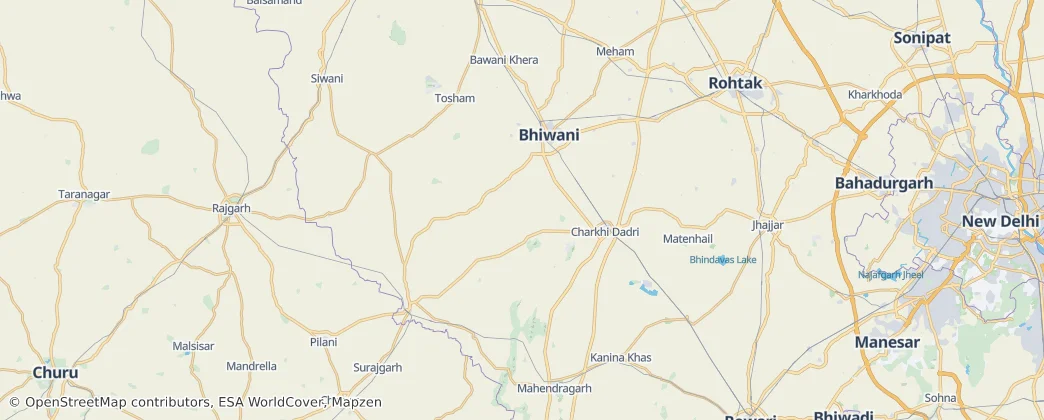 Bhiwani district — mapa