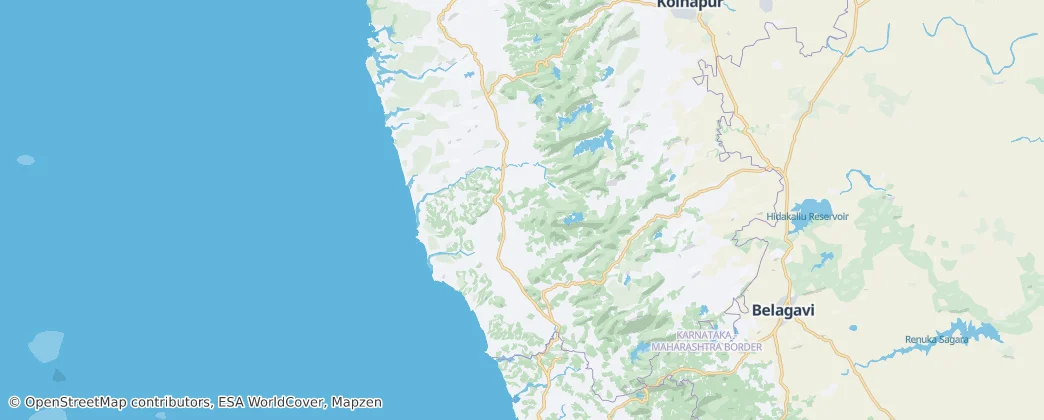 district de Sindhudurg — Carte