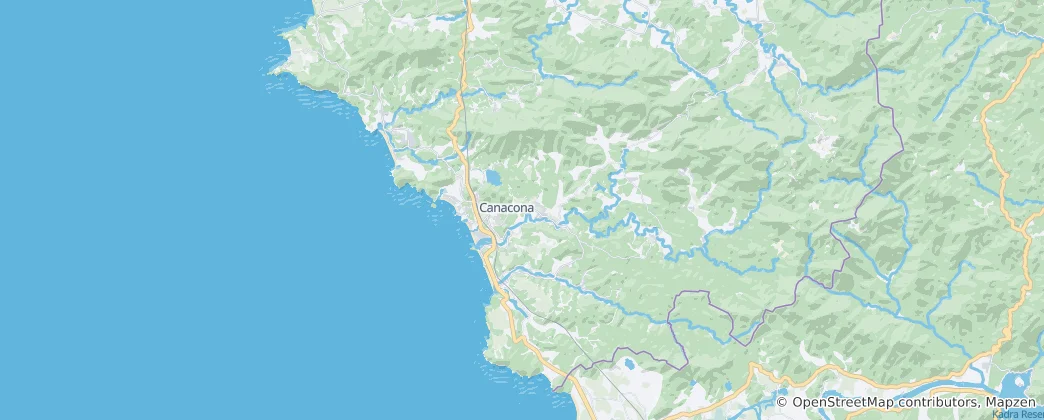 Карта Canacona