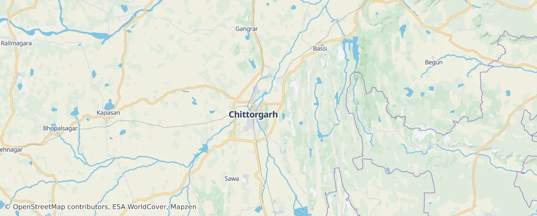 Chittaurgarh — mapa