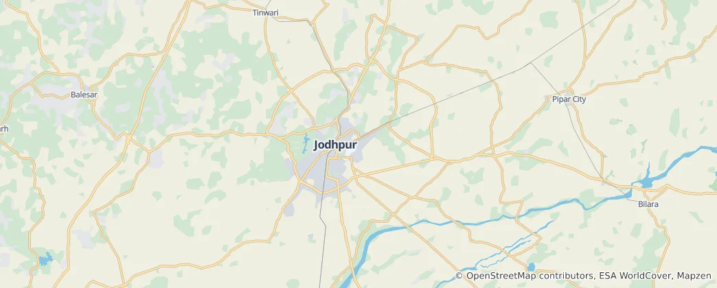 Mapa Jodhpur