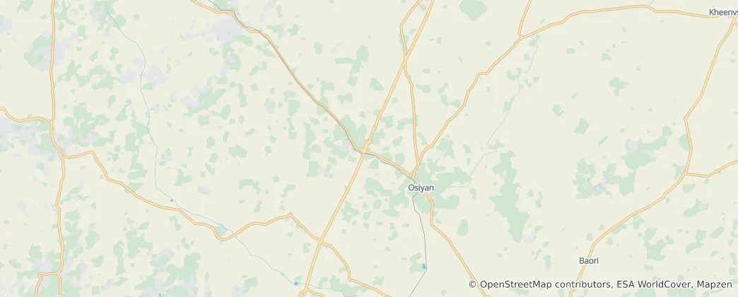 Mappa di Osian