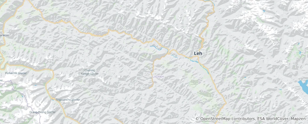 Mapa Leh