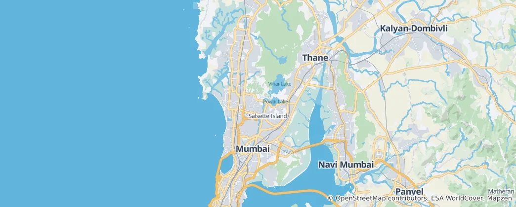 Karte von Mumbai Suburban