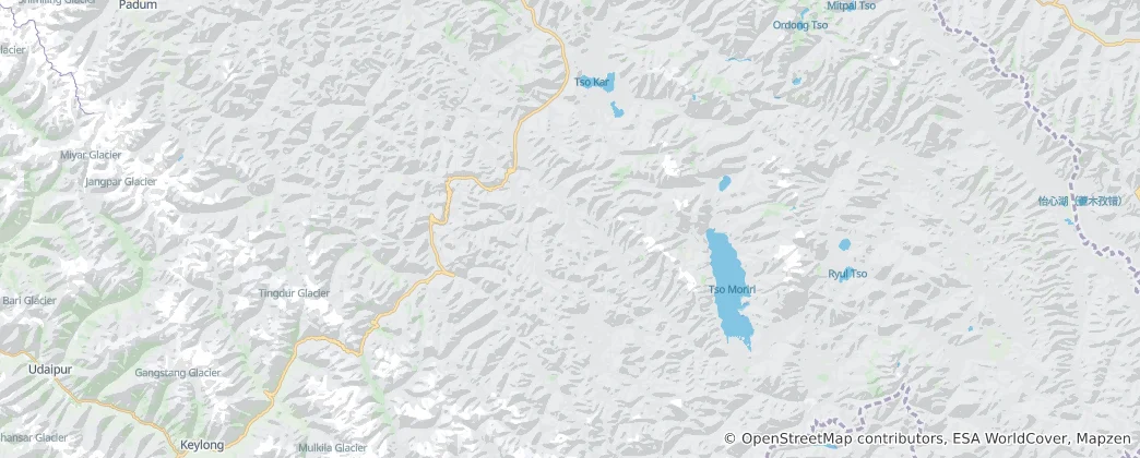 Mapa Rupsho