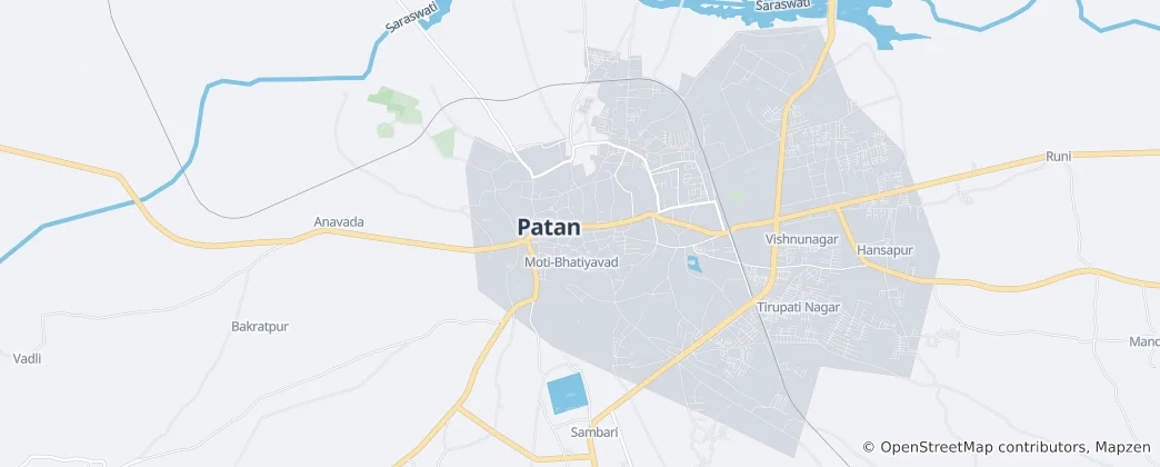 Mappa di Patan