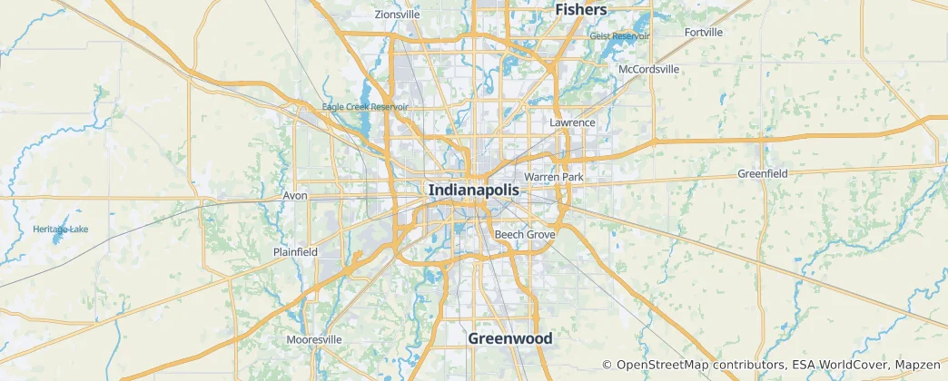 Mapa De Indianápolis