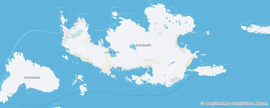 Kaart van Inishbofin