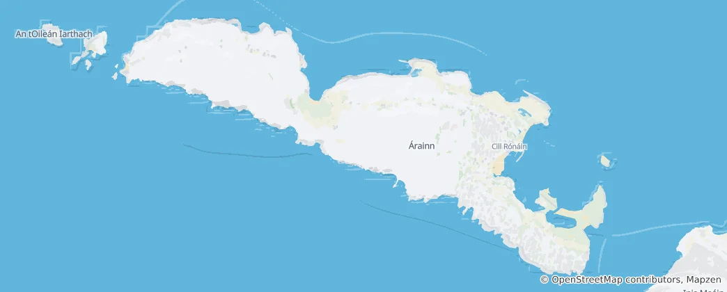 Mapa Inishmore