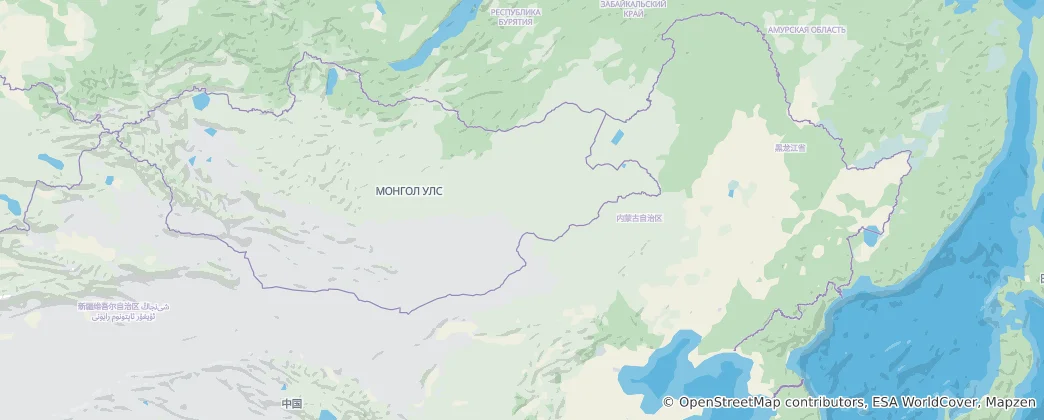 Map of Inner Mongolia