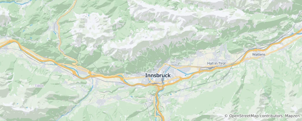 Mapa Innsbruck