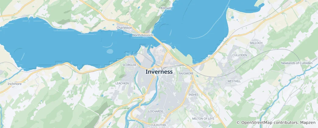 Inverness Haritası