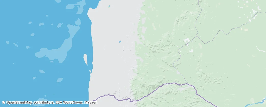 Iona National Park — Map