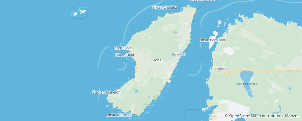 愛奧那島 地图