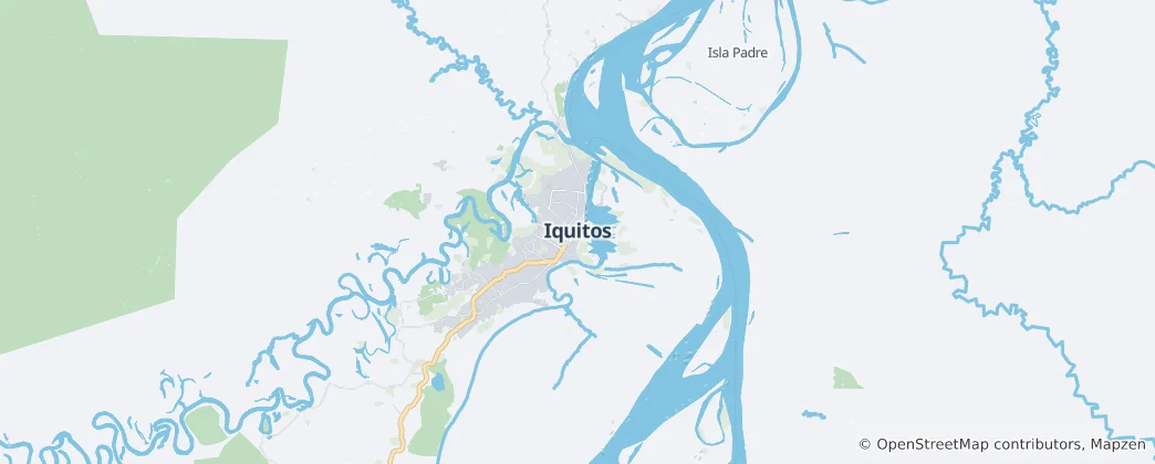 Map of Iquitos